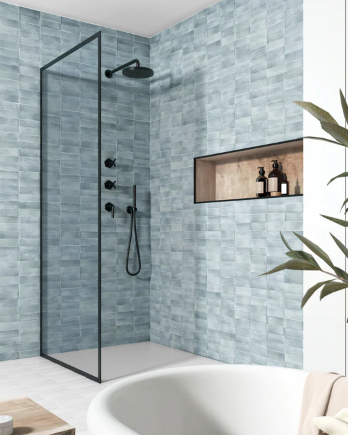 Ottimo Ceramics Soco | White | 2” x 6” Glazed Glossed Porcelain Tile