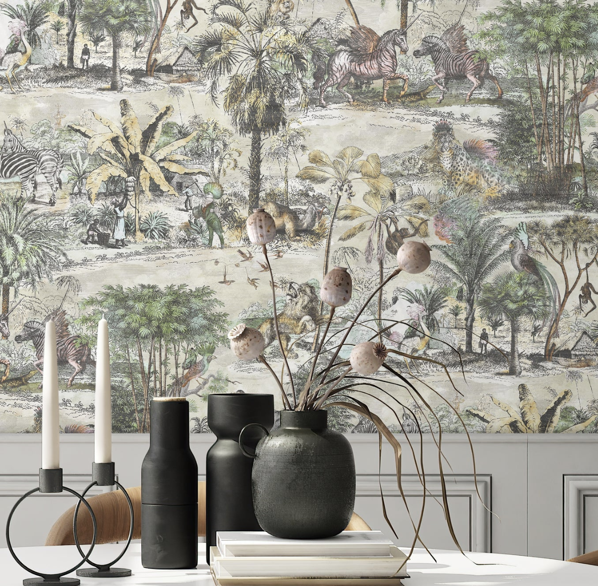 Mckenzie | Tropical Daze Collection| by Sancar Luxury Designer Wallpapers