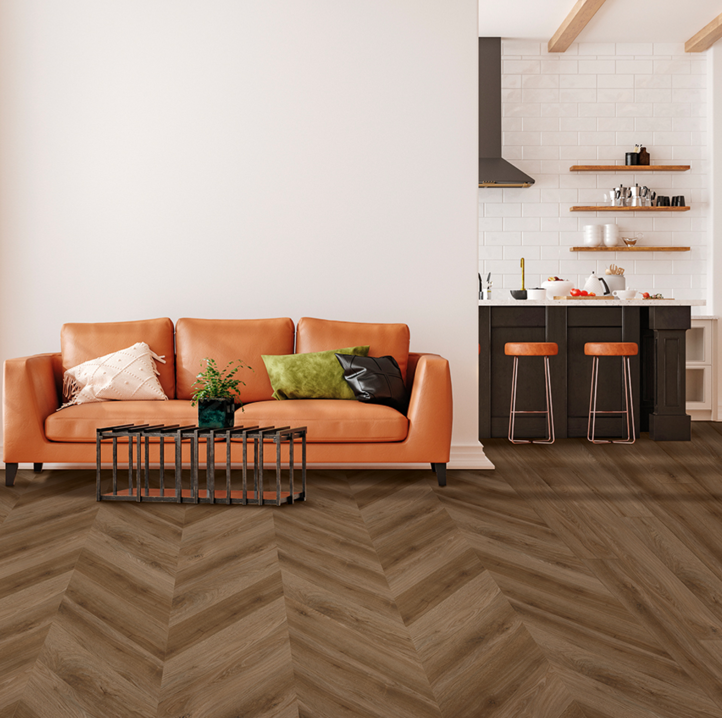 Tri West|MetroFlor| French Quarter 7''x 60'' x 8mm| Toulouse St. | WPC Flooring