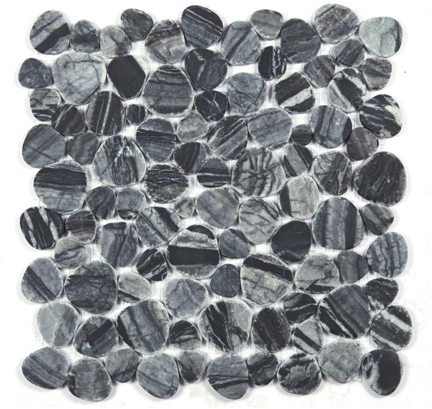 Elysium Tiles Aphrodite Dark Grain 12''x12'' Mosaic Tiles