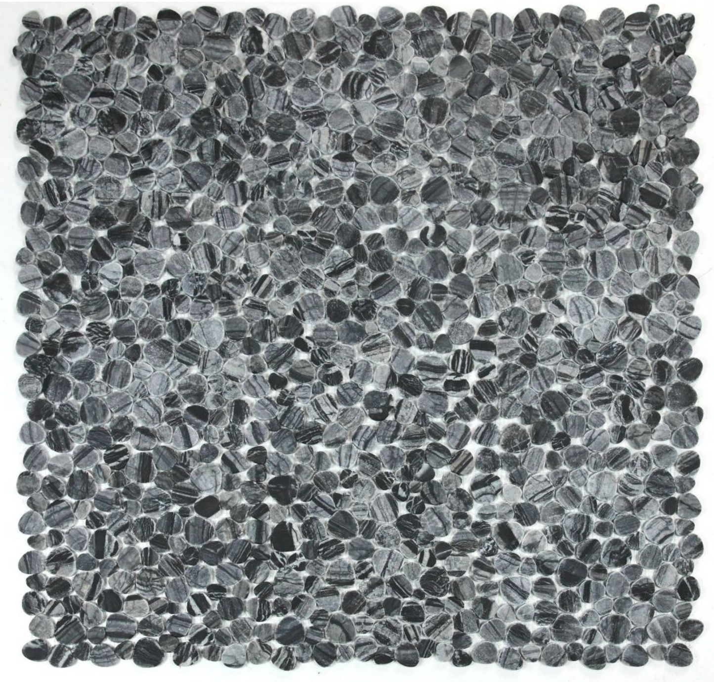 Elysium Tiles Aphrodite Dark Grain 12''x12'' Mosaic Tiles