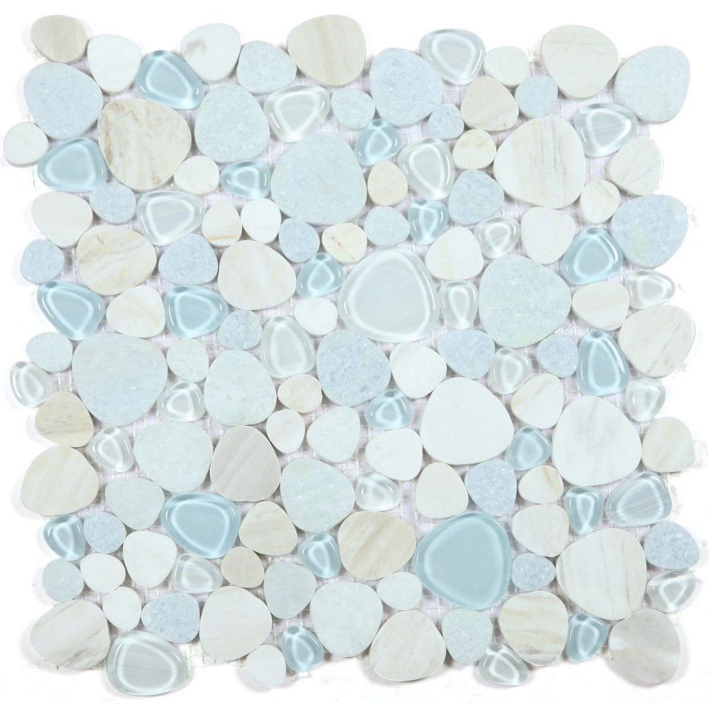 Elysium Tiles Peach Marina 12 x 12 Mosaic Tiles
