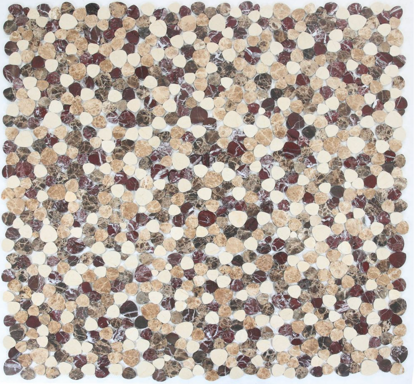 Elysium Tiles Aphrodite Burgundy Brown 12 x 12 Mosaic Tiles