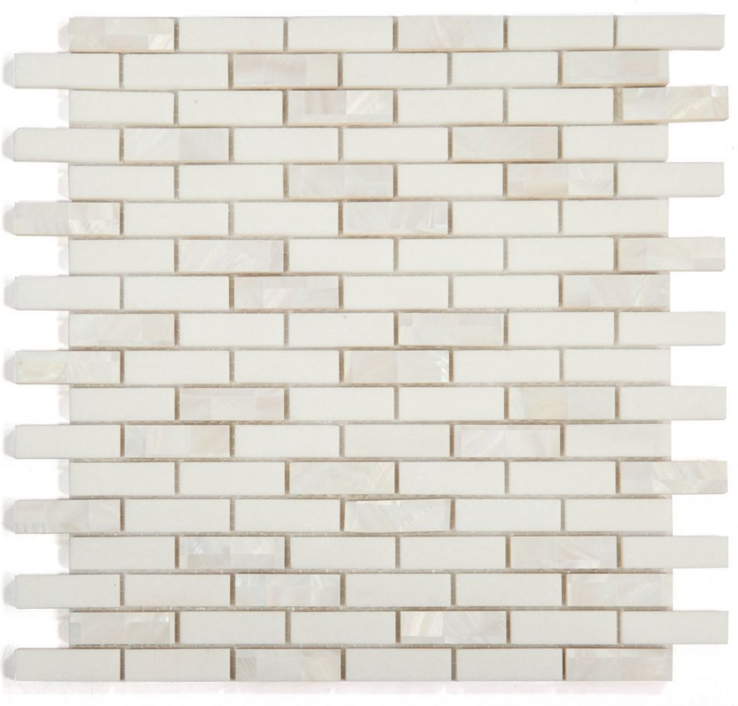 Elysium Tiles Diana Linear Thassos 11.75 x 12 Mosaic Tiles