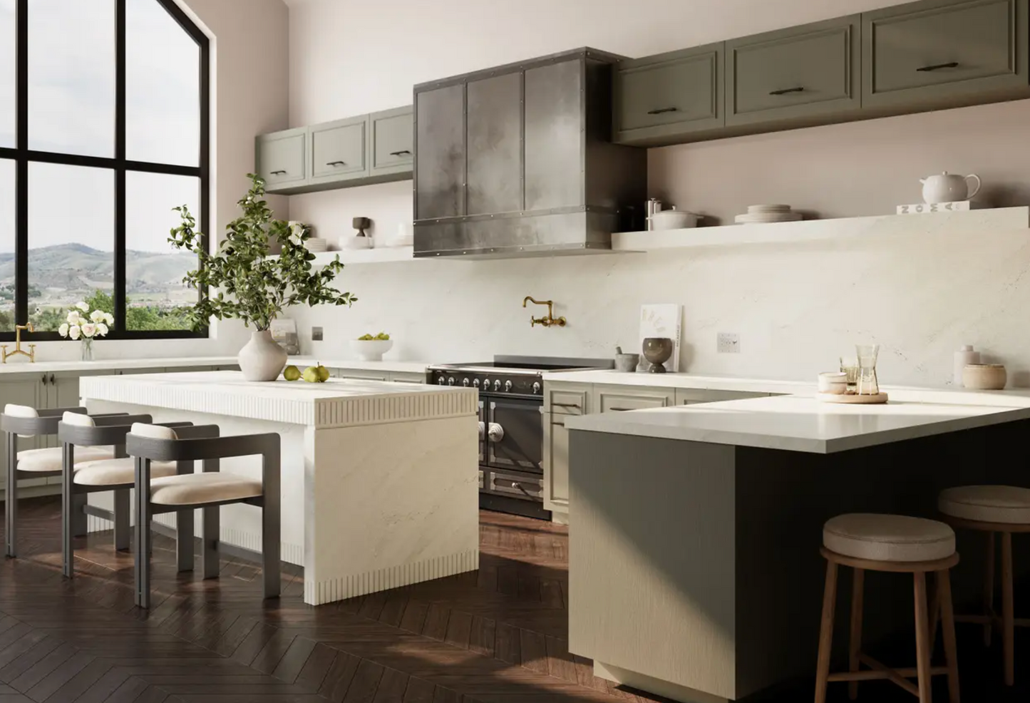 Cambria Traymore Bay 132''x 65.5'' 2 cm Polished Quartz Slab