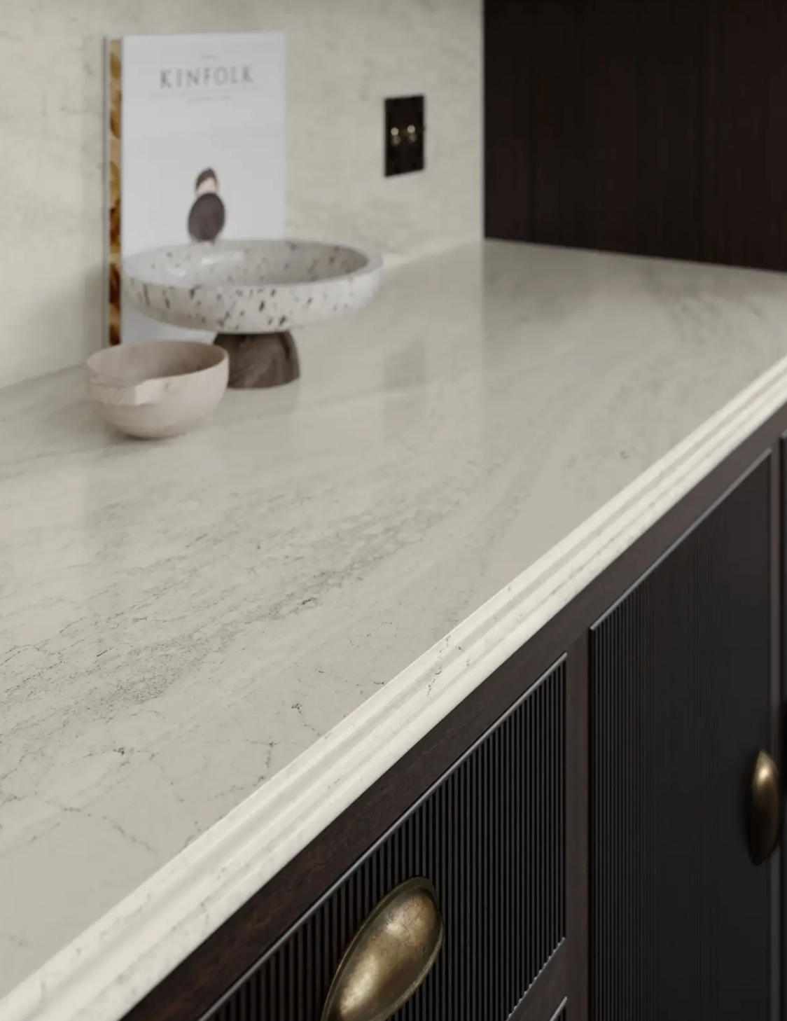 Cambria Claremont 132''x 65.5'' 2 cm Polished Quartz Slab