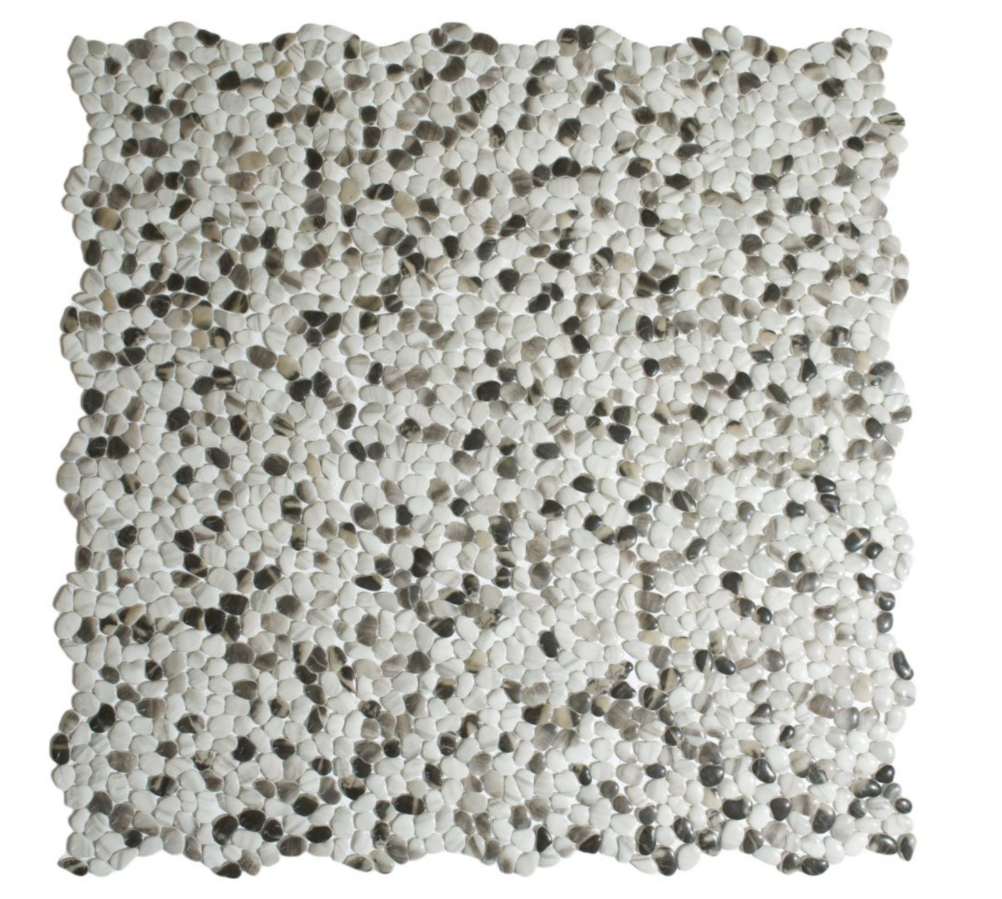 Elysium Tiles Art Pebble Grey 12 x 12 Mosaic Tiles