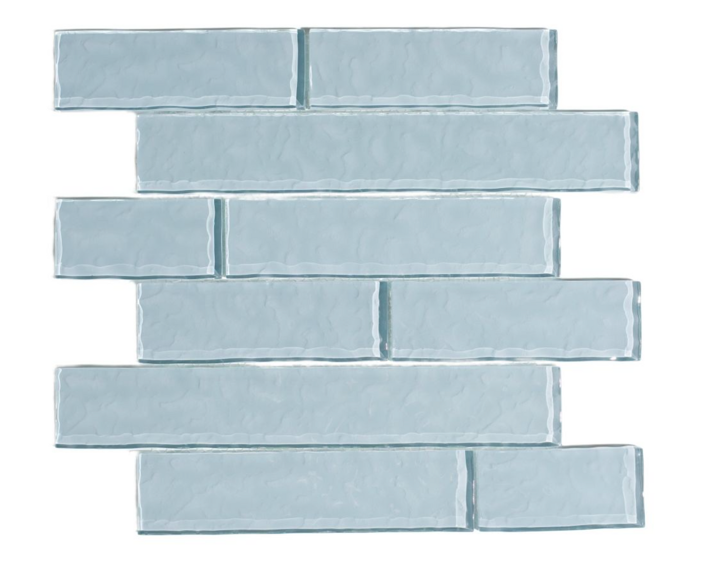Elysium Tiles Ripple Pewter 11.75 x 11.75 Mosaic Tiles