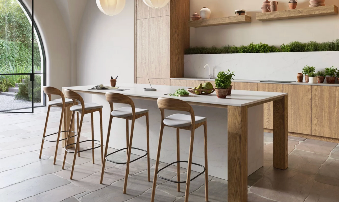 Caesarstone Clearlight|131.5 x 64.6| 2 CM| Polished Quartz Slab