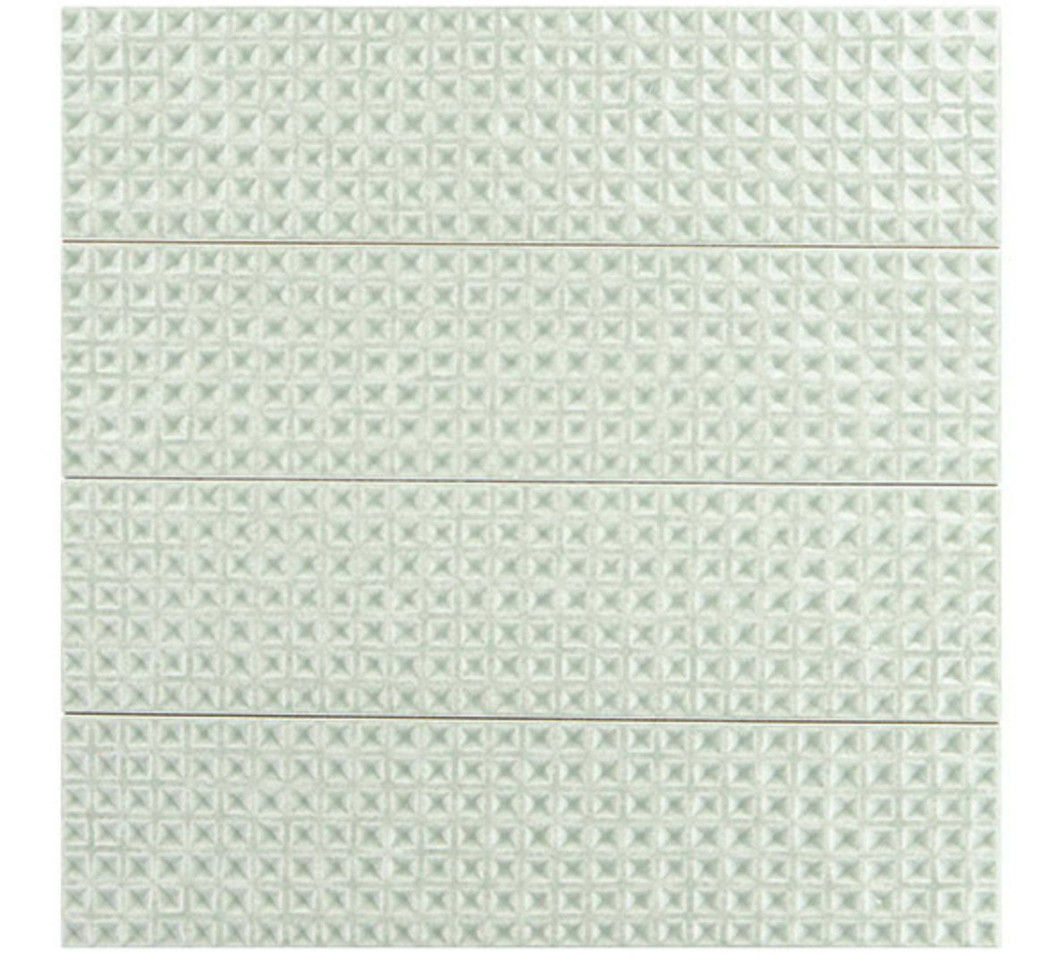 Glazzio Tiles Wafer Collection|3'' x 12'' | Teya |Ceramic Mosaic Tiles