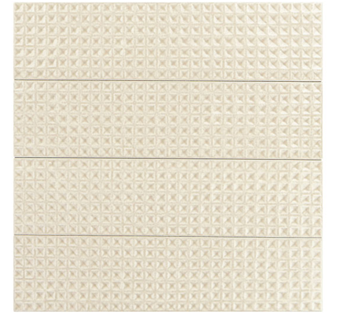 Glazzio Tiles Wafer Collection|3'' x 12'' | Mando |Ceramic Mosaic Tiles