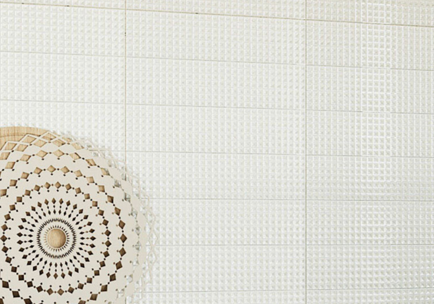 Glazzio Tiles Wafer Collection|3'' x 12'' | Buttercream |Ceramic Mosaic Tiles