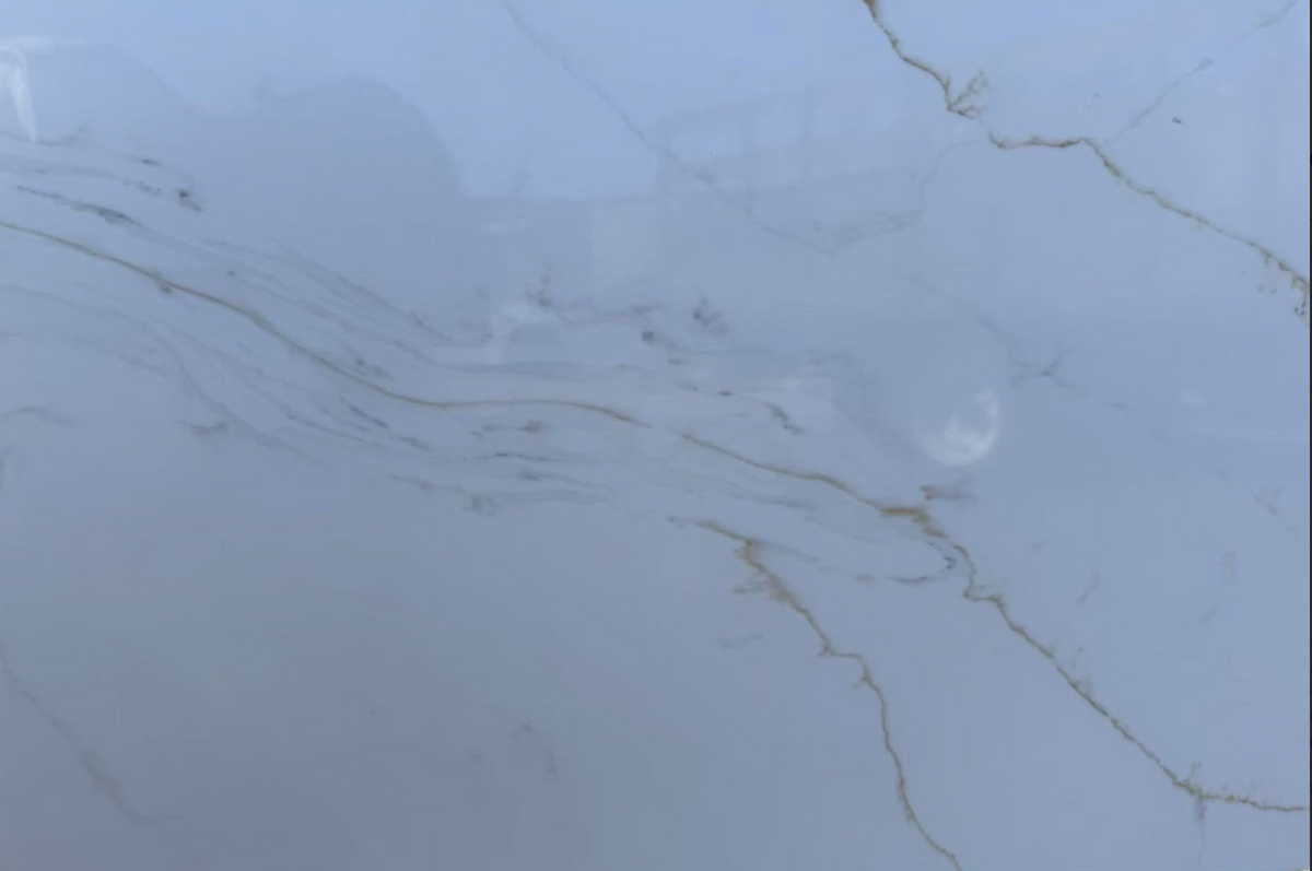LX Prefabricated Calacatte Cloudtrace |26'' x 110''| 2cm Polished Countertop