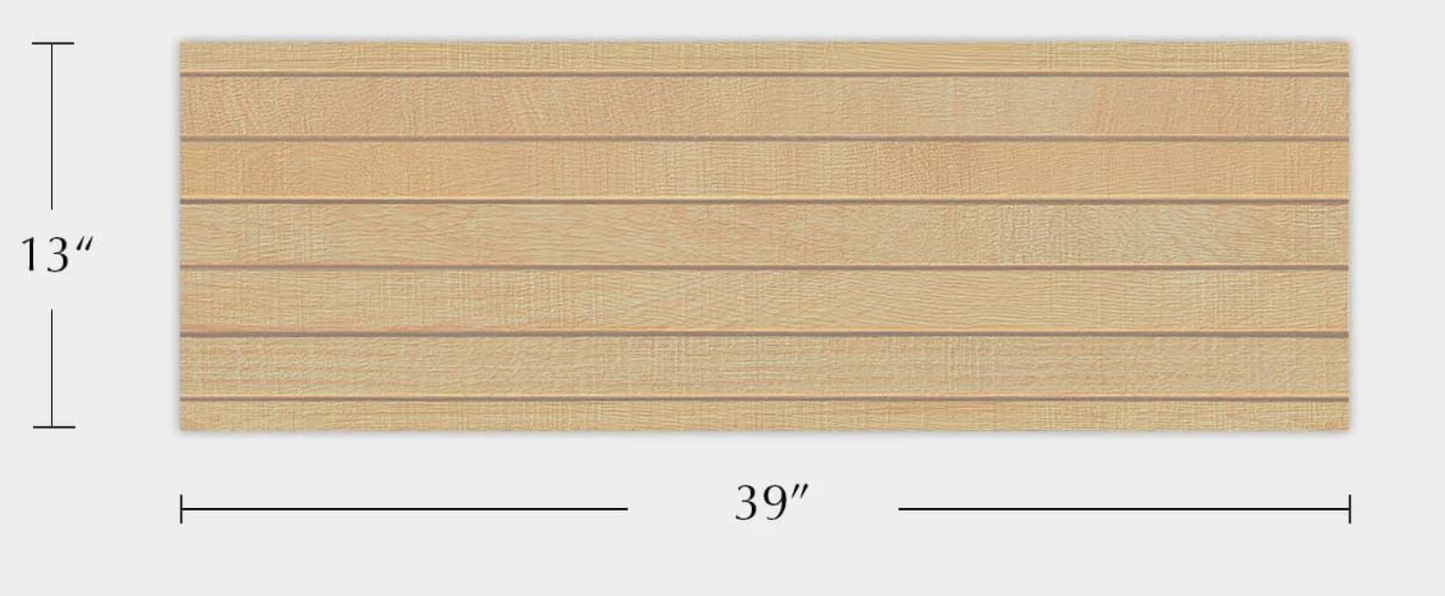 Porcelanosa Liston Oxford Natural 13"X39" Ceramic Wood Effect Wall Tile