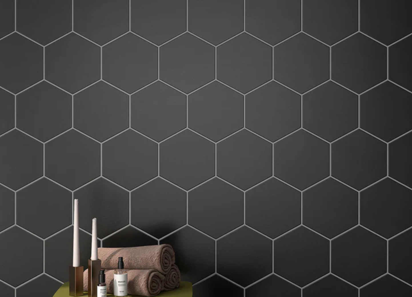 Ottimo Ceramics Solid Hexagon | White |10’’ x 12’’ Matte Porcelain Tile