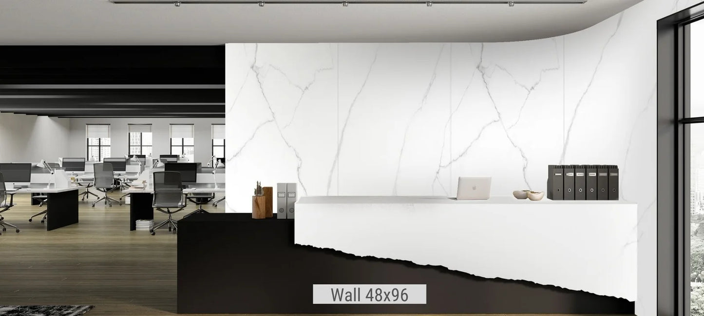 Raphael Stone RP1003 Statuario 32'' x 64'' Polished Porcelain Tile