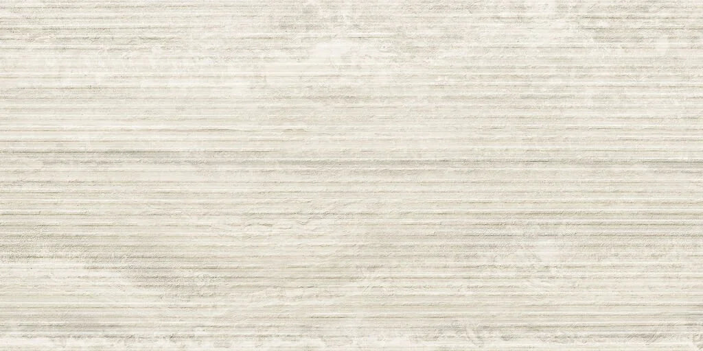 Dura Bell Travertino Ivory Deco 24x48 Matte Porcelain Tile