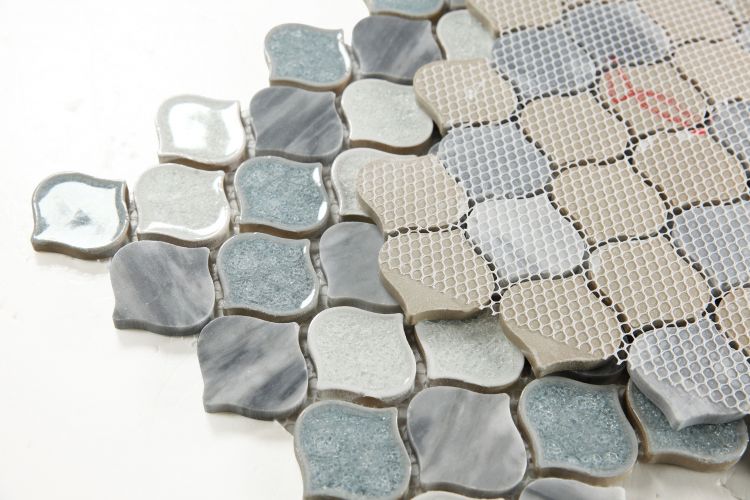 Elysium Tiles Van Gogh Beach 11''x11'' Mosaic Tile
