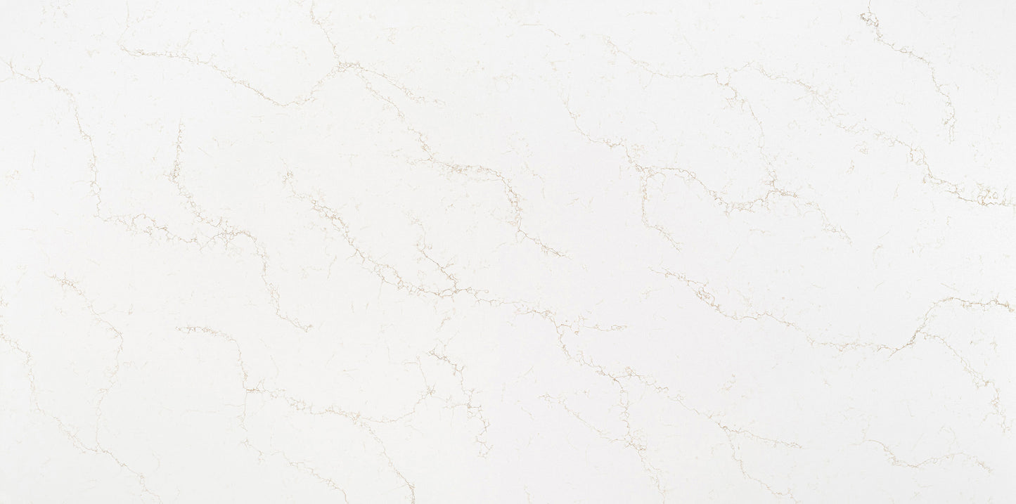 Vadara Quartz Gossamer Sands Polished 126" x 63" 2 cm Quartz Slab