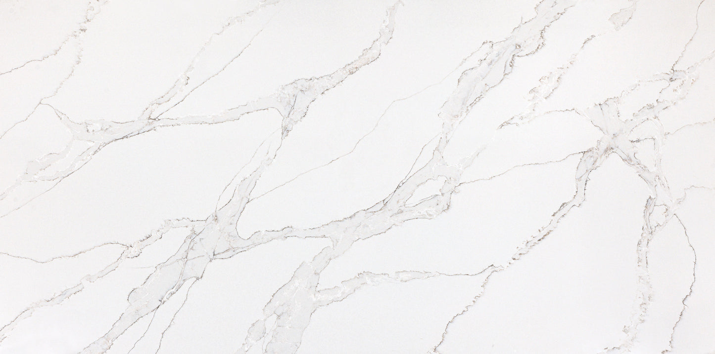 Vadara Quartz Phoenix Sky Polished 126" x 63" 2 cm Quartz Slab