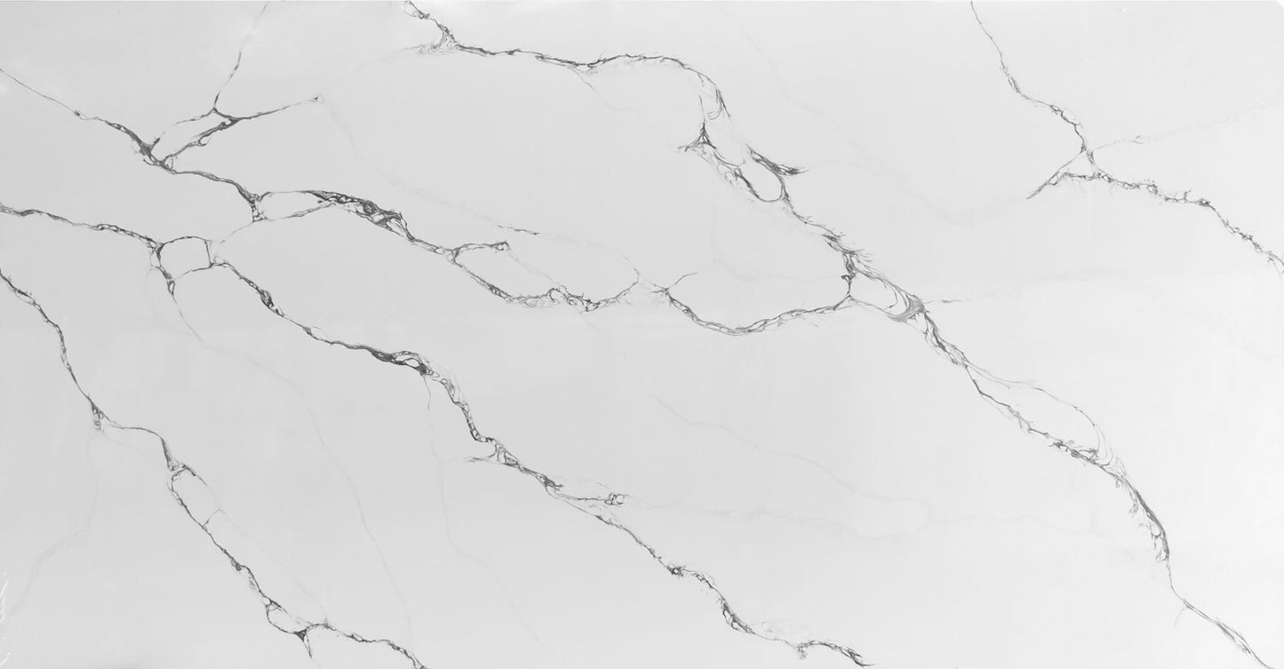 Raphael Stone Venetian Black RQ9913 |126' x63''| 2 cm Polished Quartz Slab