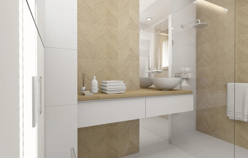 Ottimo Ceramics | Ziggi Adler | 16’’ x 48’’ Deco Ceramic Tile