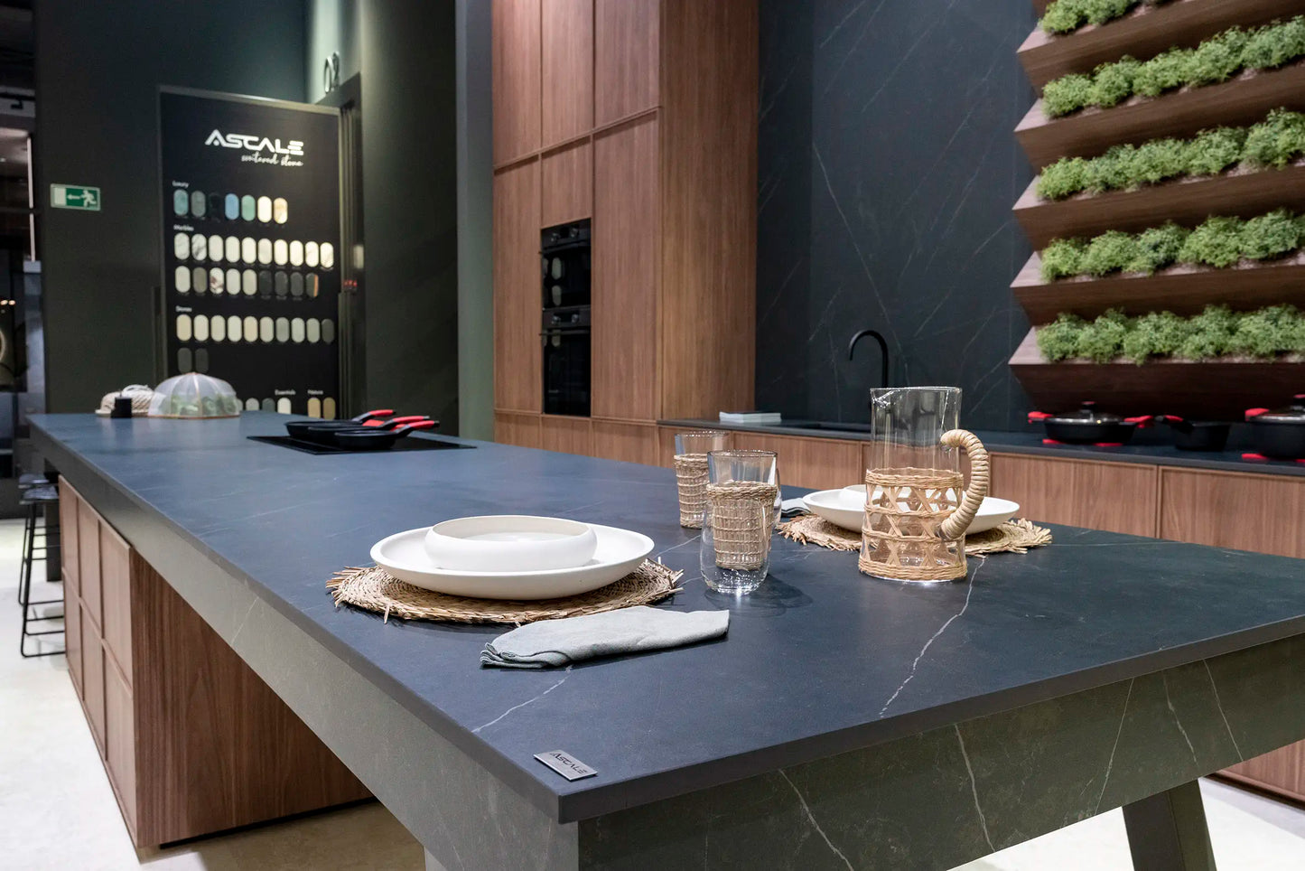 Ascale Allure Black 127''x 63'' 12mm Polished Porcelain Slab