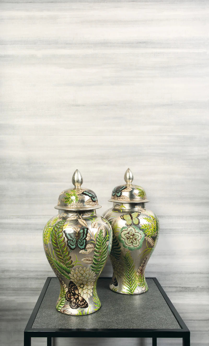Ottimo Ceramics |Tisse Silver | 24’’ x 48’’ Polished Porcelain Tile