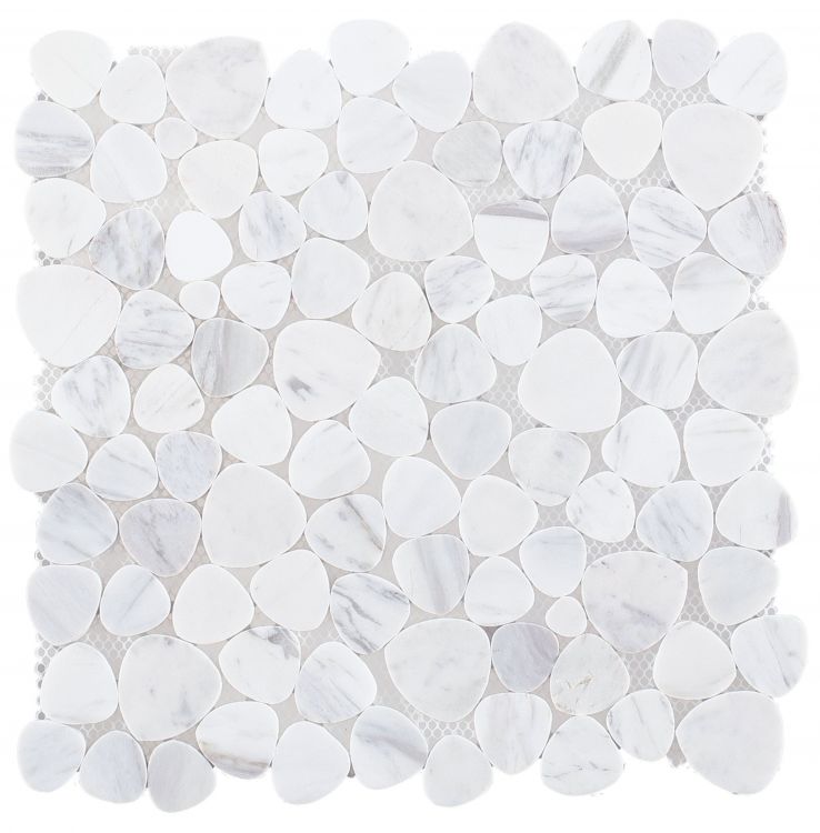 Elysium Tiles Aphrodite White 12'' x 12'' Mosaic Tiles