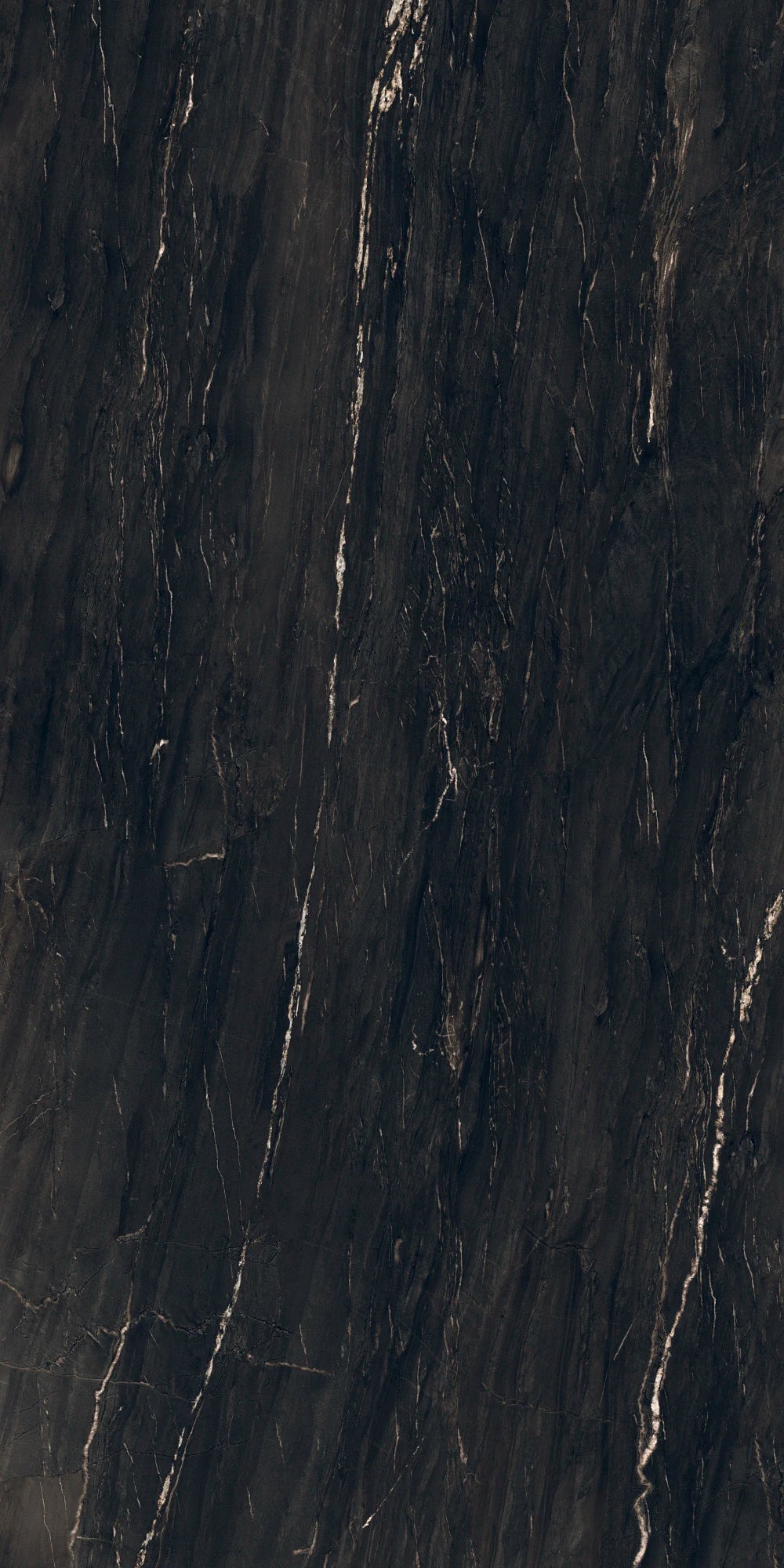 Ascale Belvedere Black 127''x63'' 12 mm Polished Porcelain Slab