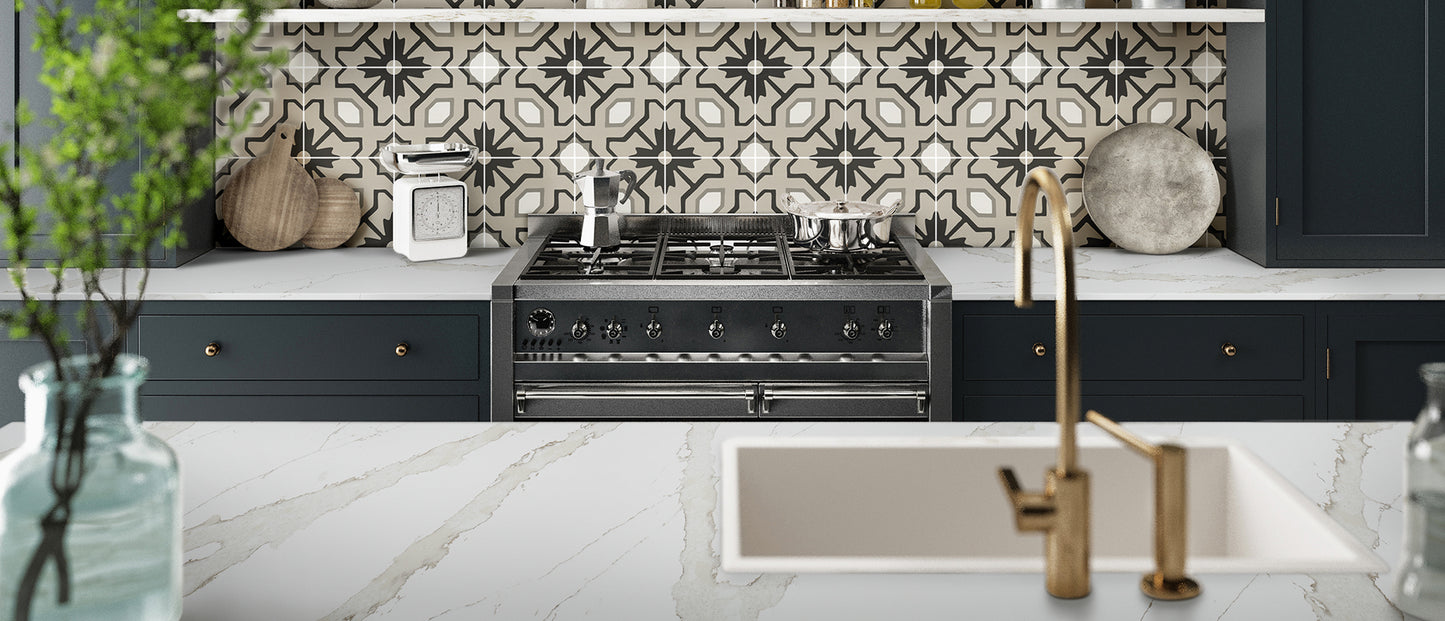 MSI Calacatta Goa |130x65| 2 cm Polished Quartz Slab