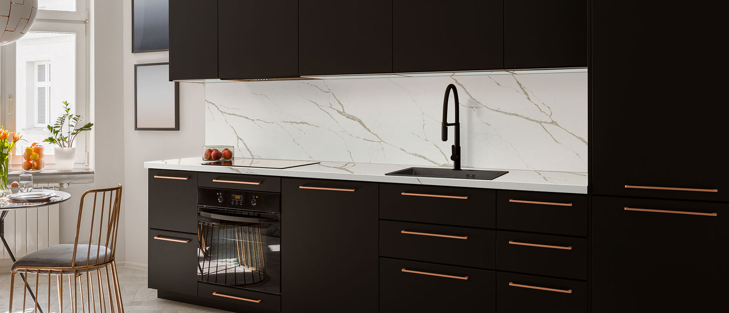 MSI Calacatta Laza Oro |126x63| 2 cm Polished Quartz Slab
