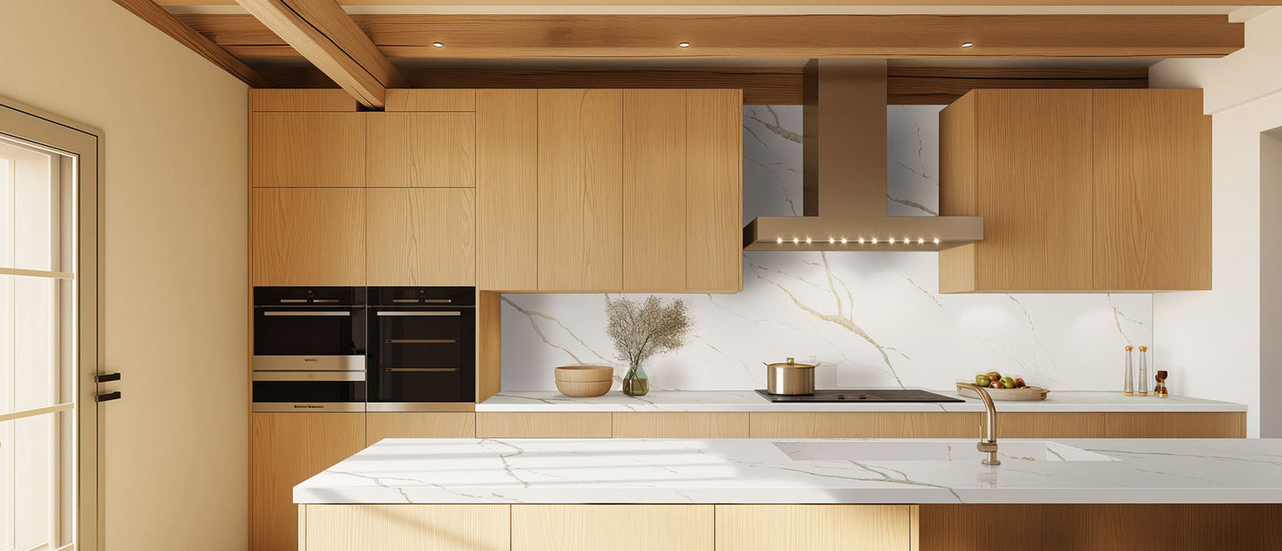MSI Calacatta Laza Oro |126x63| 2 cm Polished Quartz Slab