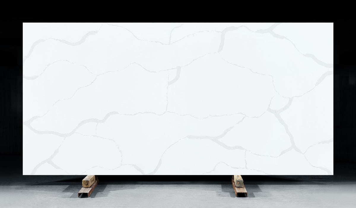 LX Prefabricated Calacatte White|26'' x 110''| 2cm Polished Countertop