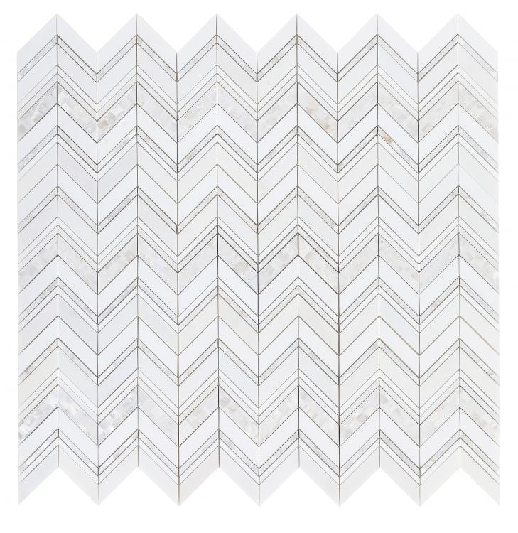 Elysium Tiles Diana Ravenna 11.75''x 12.25'' Mosaic Tiles