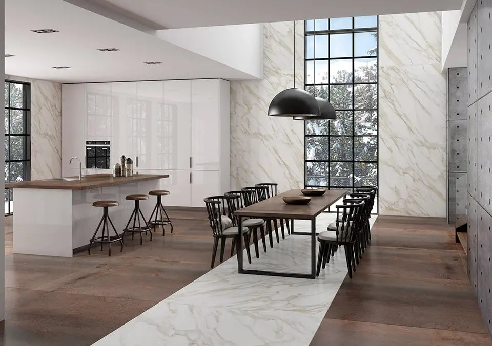 Ascale Ducal Gold 127''x63'' 12 mm Polished Porcelain Slab