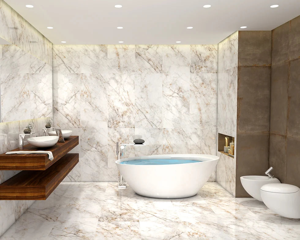 European Porcelain and Ceramics Cuarzo Reno 47'' x 47'' Matte Porcelain Tile