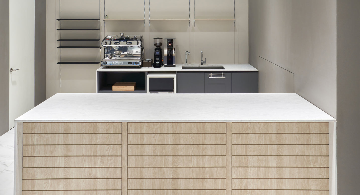 HanStone Eden 130" x 65" x 2 cm" Polished Quartz Slab