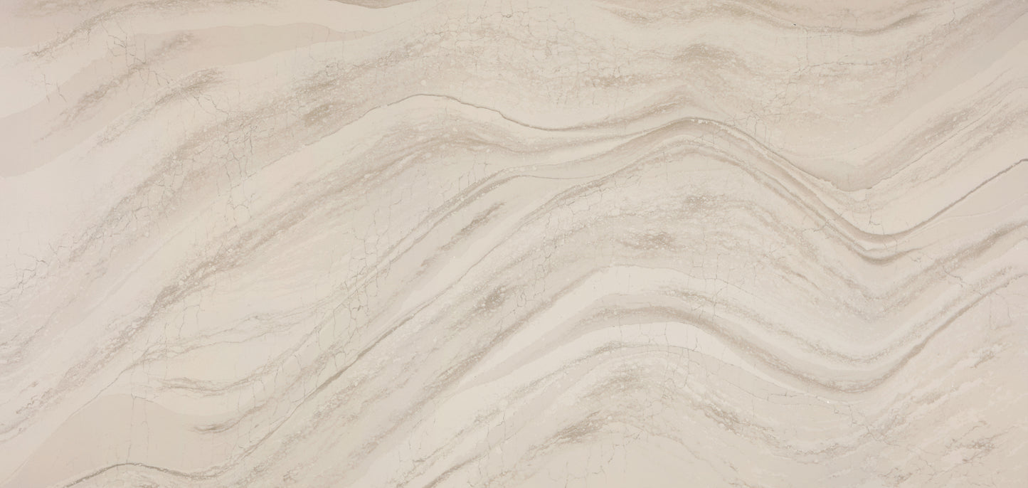 Cambria Everleigh Warm 132''x 65.5'' 2 cm Polished Quartz Slab