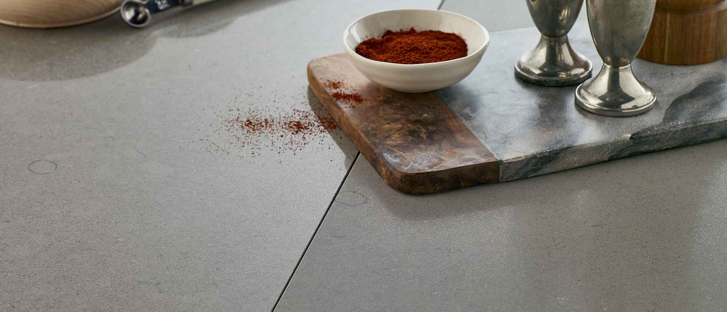 MSI Fossil Gray |126x63| 2 cm Polished Quartz Slab