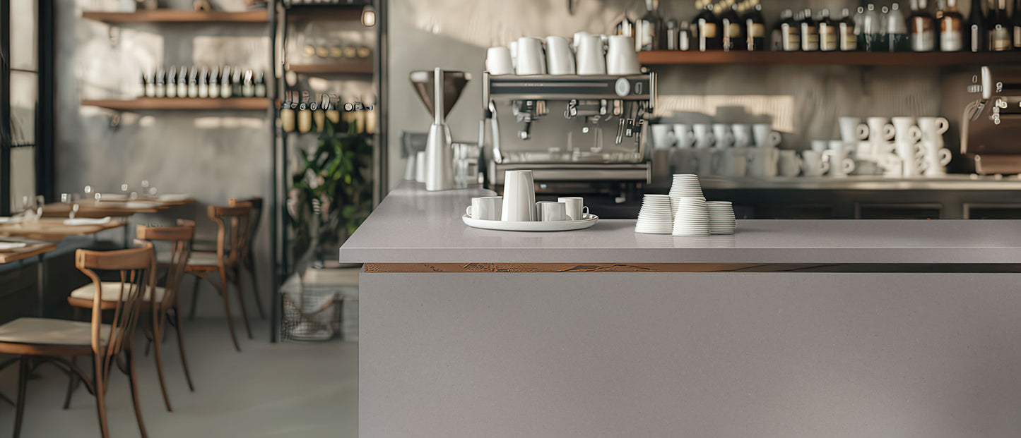 MSI Fossil Gray |126x63| 2 cm Polished Quartz Slab