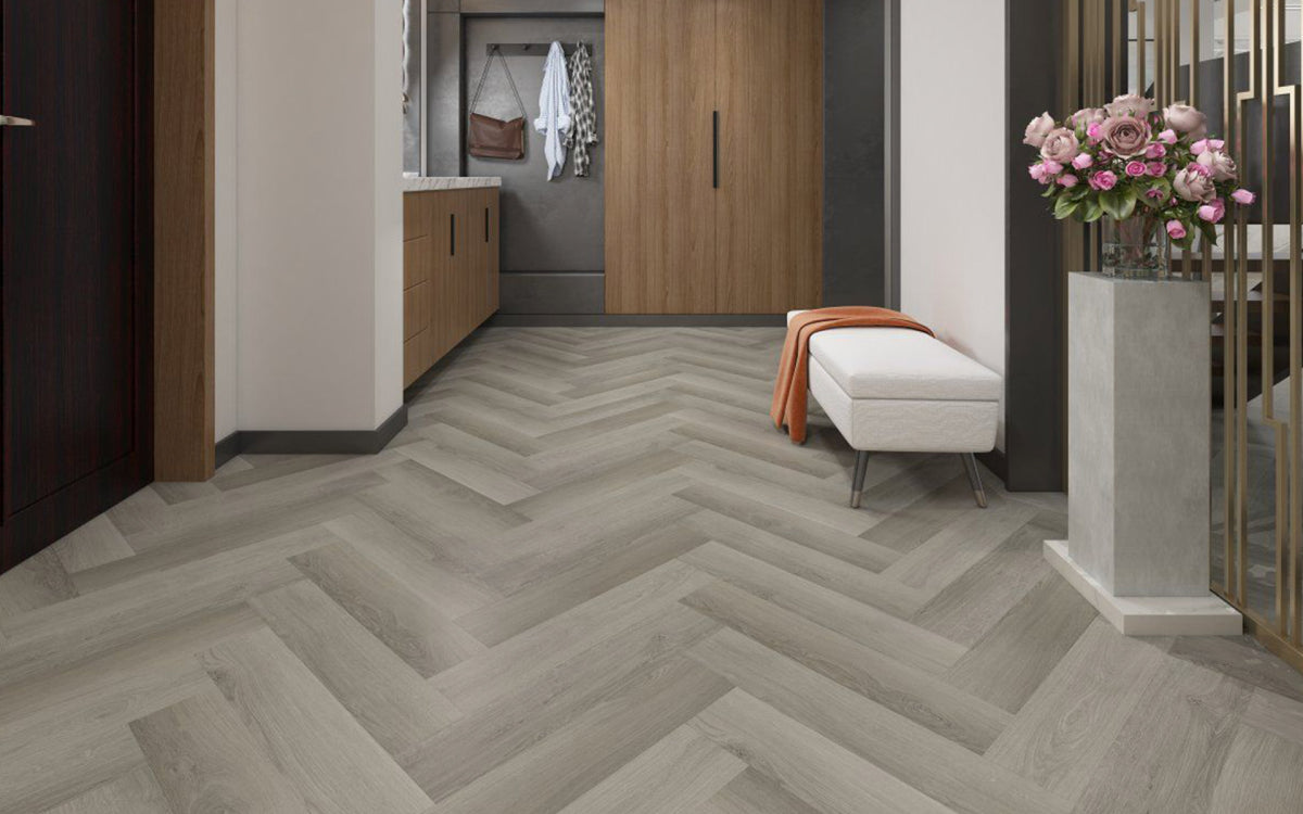 Gaia Flooring eTerra Collection|Red Series|Herringbone| Otto More 5.90’’x 28.3’’x 8mm SPC Flooring