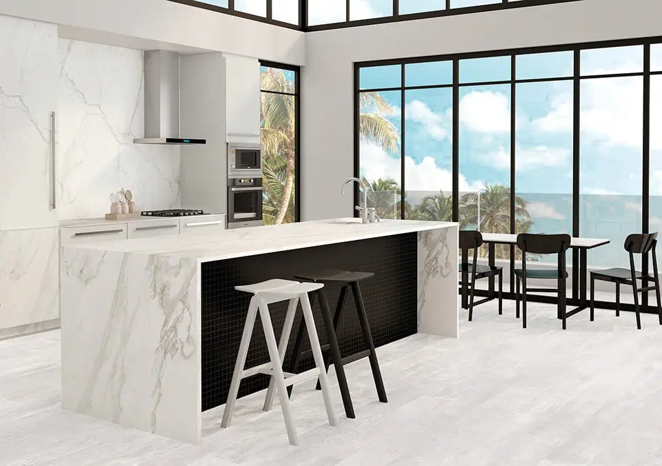 Ascale Grassi White 127''x63'' 12 mm Polished Porcelain Slab