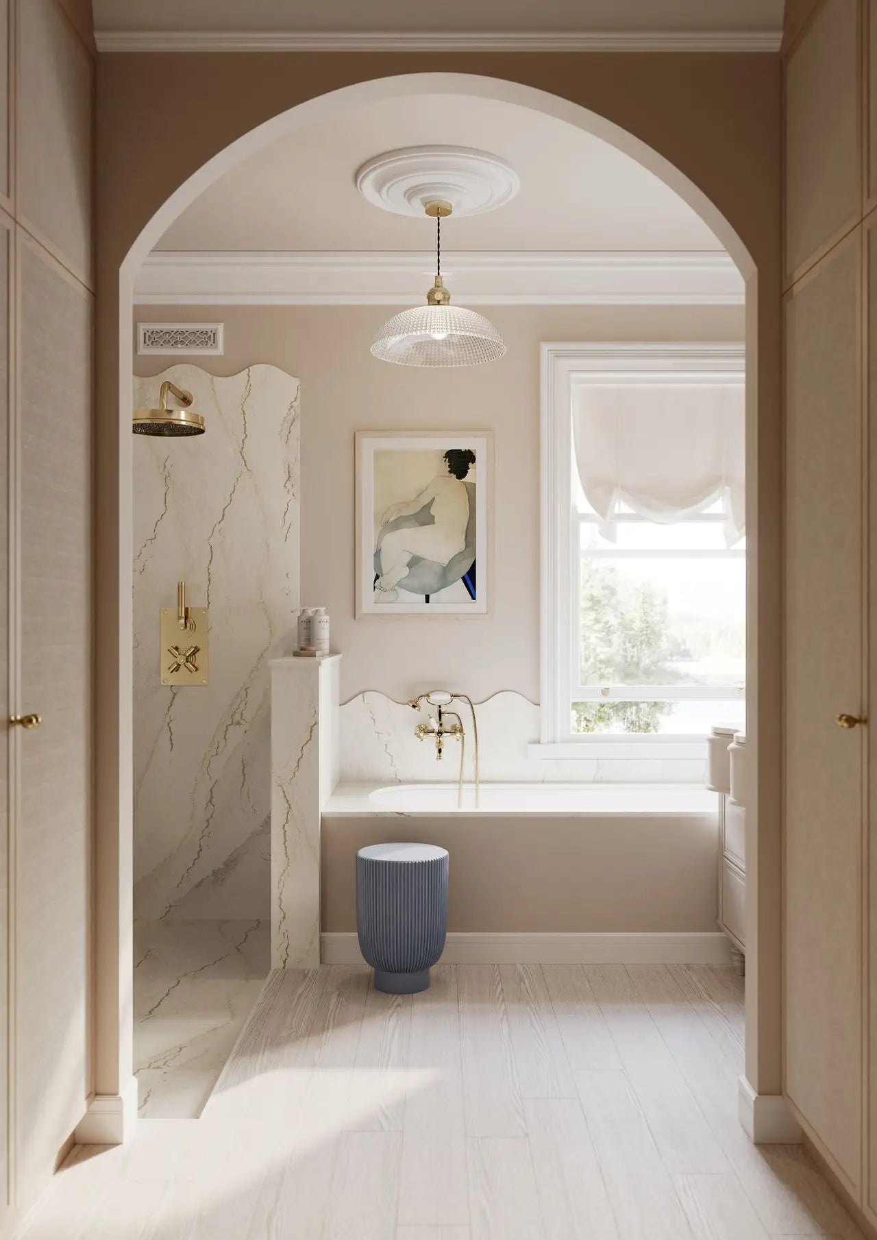 Cambria Inverness Blakeley 132''x 65.5'' 2 cm Polished Quartz Slab