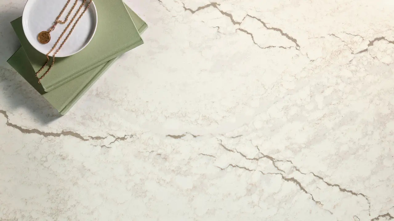 Cambria Inverness Blakeley 132''x 65.5'' 2 cm Polished Quartz Slab