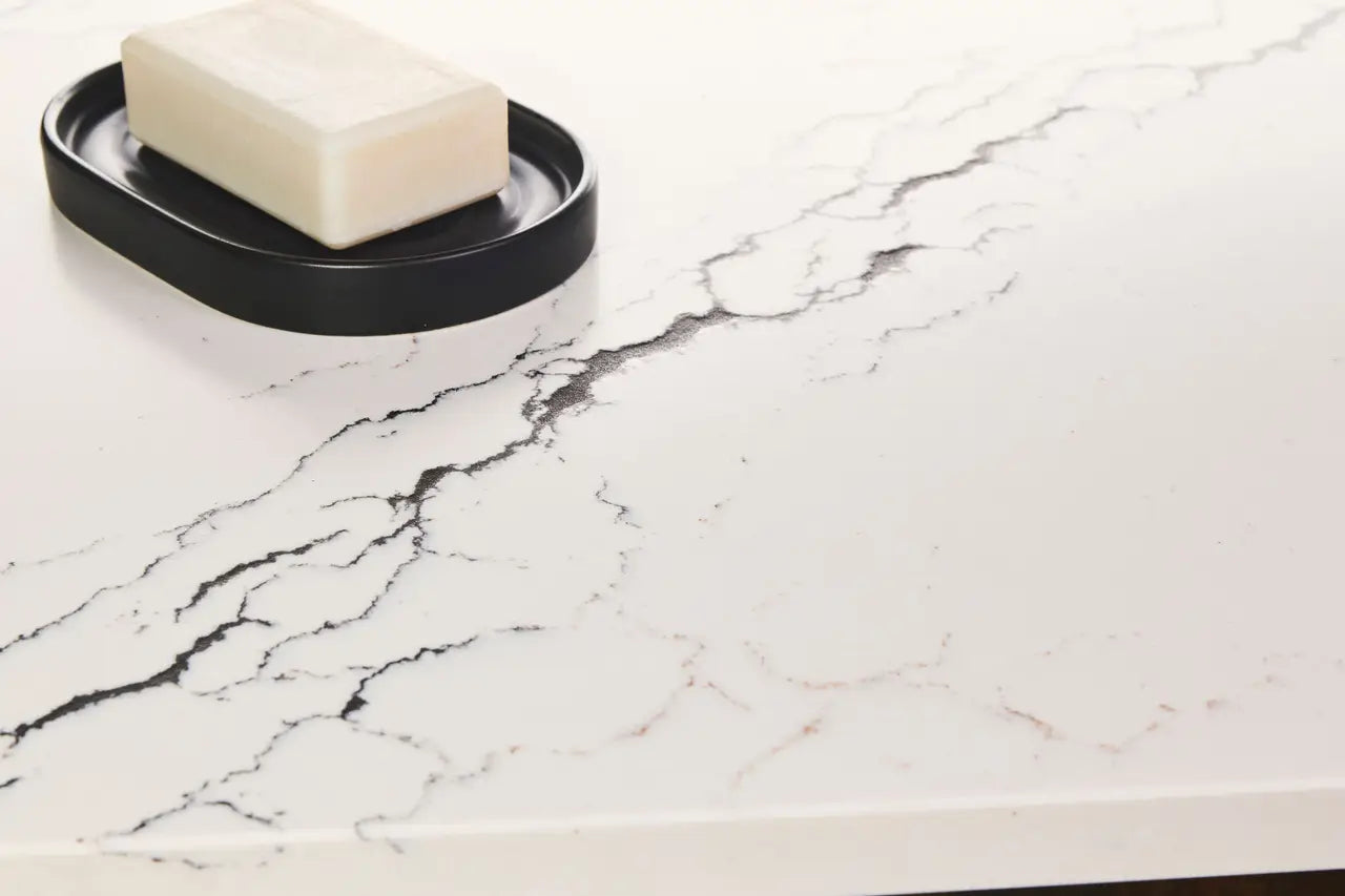 Cambria Inverness Platinum 132''x 65.5'' 2 cm Polished Quartz Slab