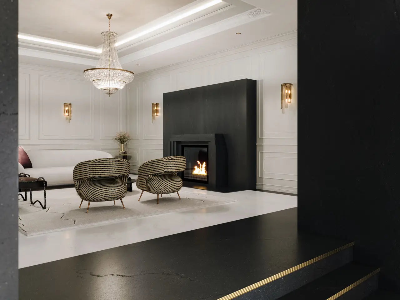 Cambria Inverness Stonestreet  132''x 65.5'' 2 cm  Satin Quartz Slab