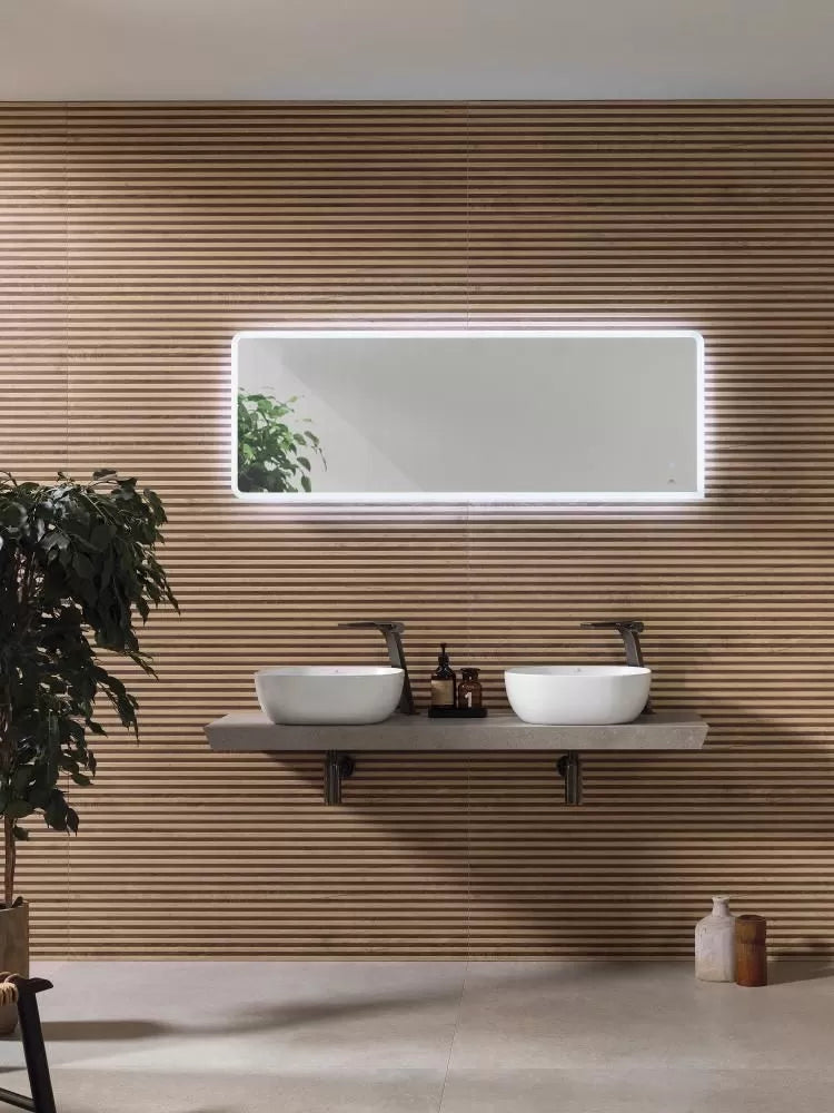 Porcelanosa Liston Oxford Natural 13"X39" Ceramic Wood Effect Wall Tile