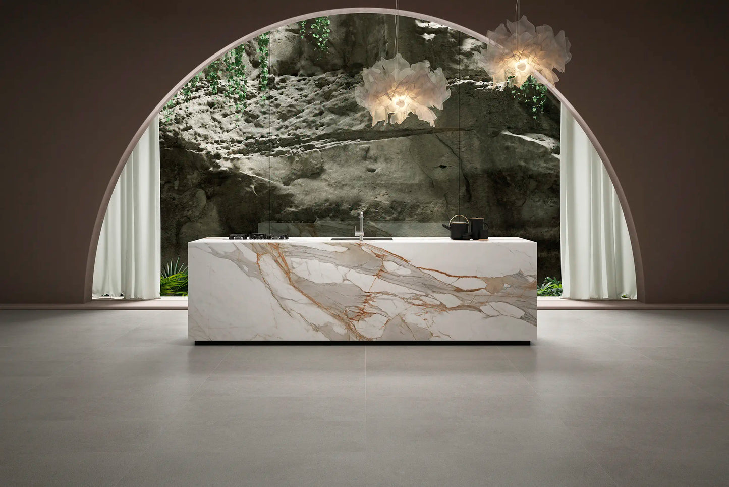 Ascale Macchia Vecchia 127''x63'' 12 mm Polished Porcelain Slab