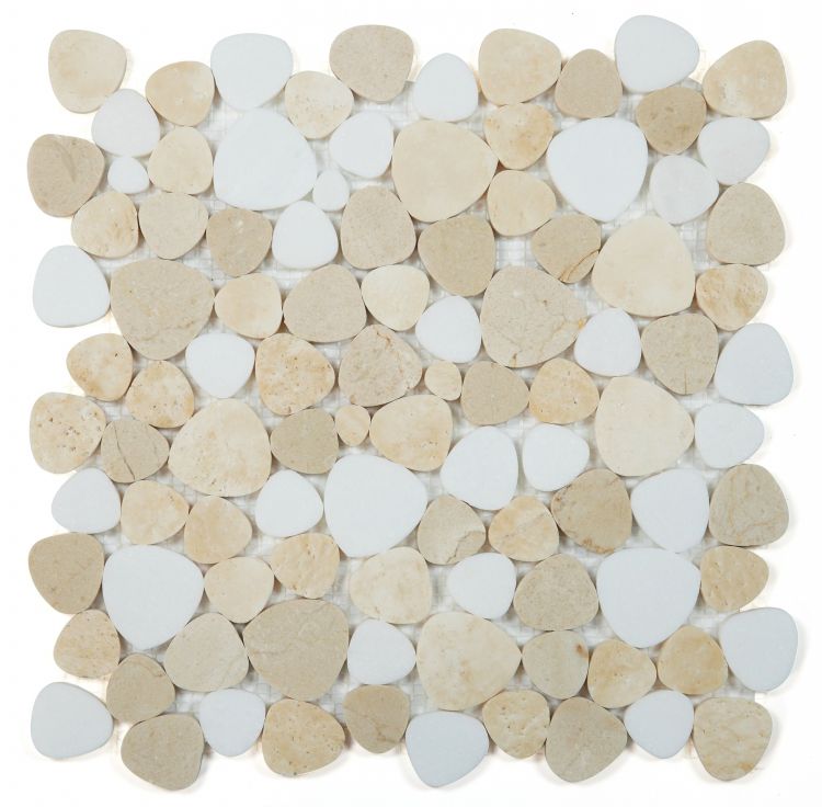 Elysium Tiles Aphrodite Marfil 12''x 12'' Mosaic Tile